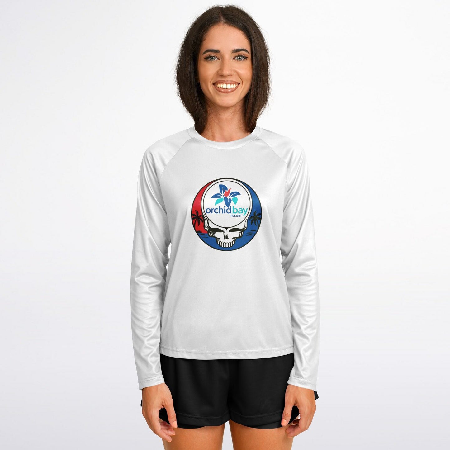Orchid Bay Resort Women's Long Sleeve Performance Shirt – UPF 40+ & Side Mesh