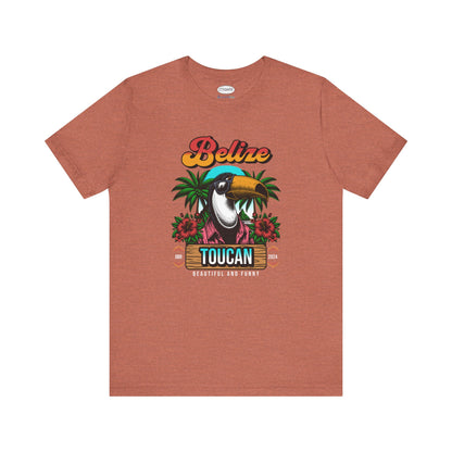 Orchid Bay | Unisex Short Sleeve Tee | Belize Beautiful and Funny | 'Toucan Too'