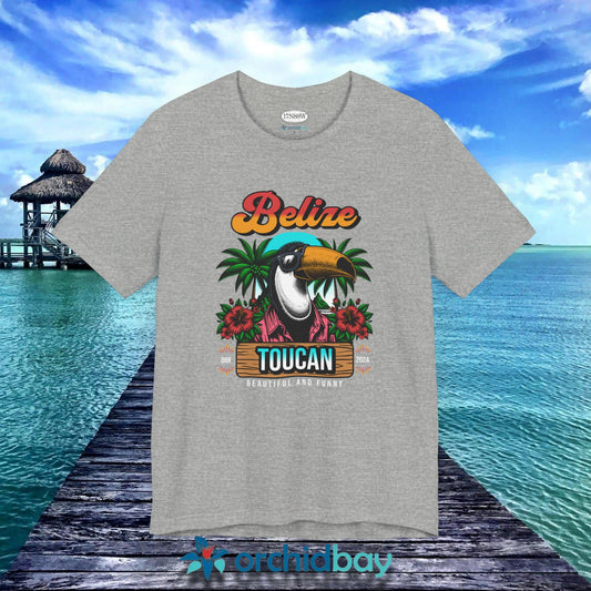 Orchid Bay | Unisex Short Sleeve Tee | Belize Beautiful and Funny | 'Toucan Too'