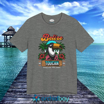 Orchid Bay | Unisex Short Sleeve Tee | Belize Beautiful and Funny | 'Toucan Too'