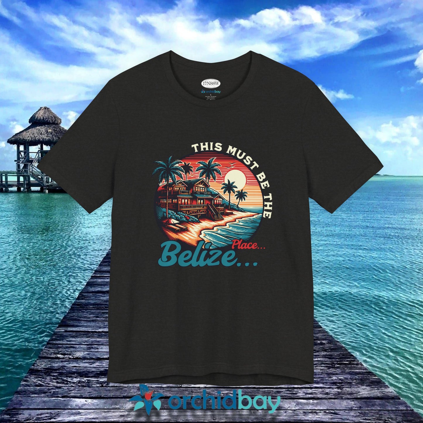 Orchid Bay | Unisex T-Shirt | This Must Be The Place | Belizean | Beach House