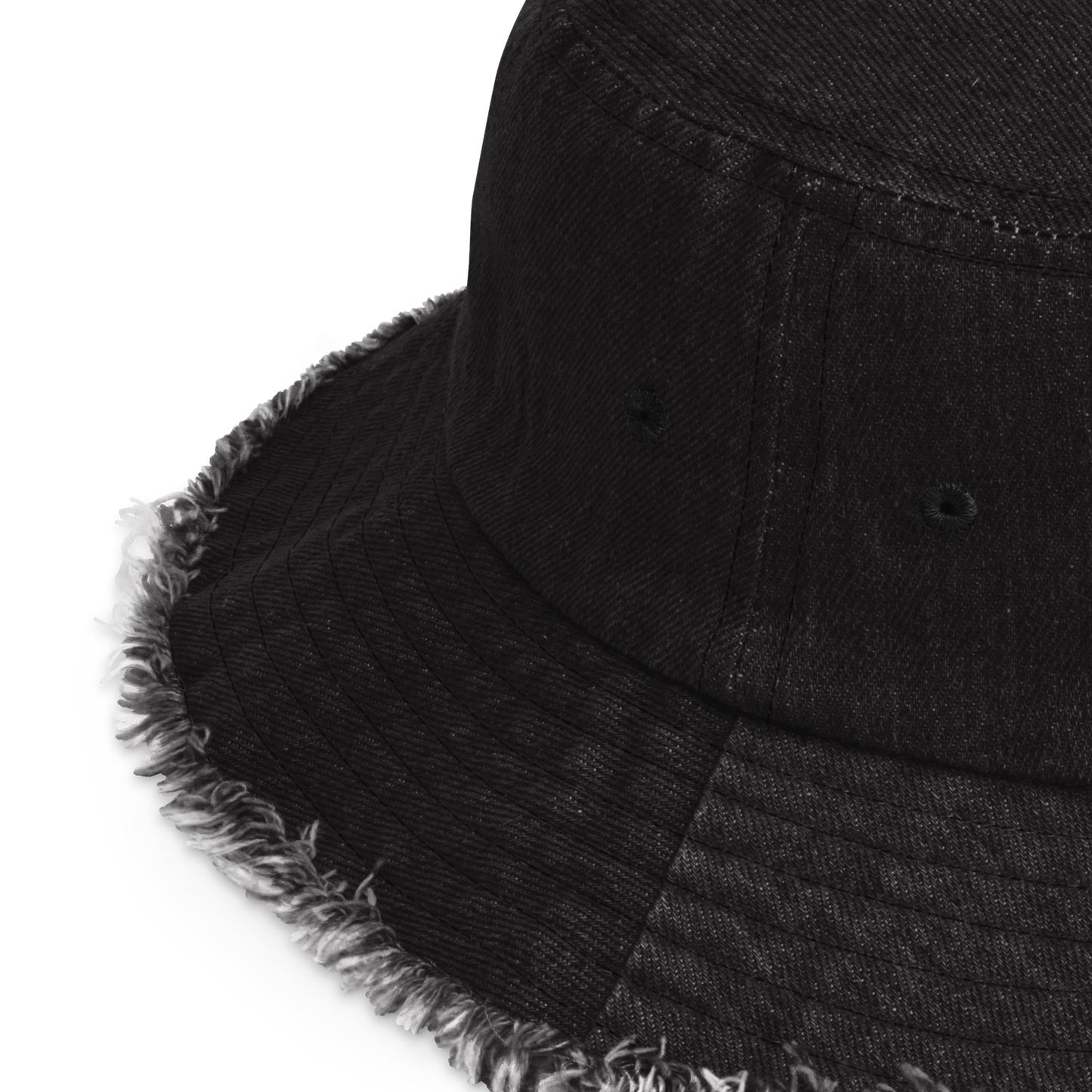 Orchid Bay | Distressed Denim Bucket Hat