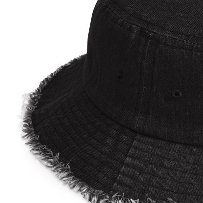 Orchid Bay | Distressed Denim Bucket Hat