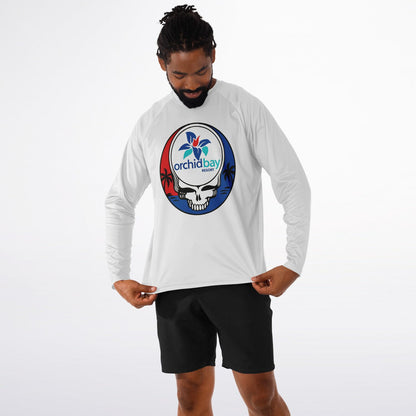 Orchid Bay Resort Men’s Long Sleeve Performance Shirt – UPF 40+